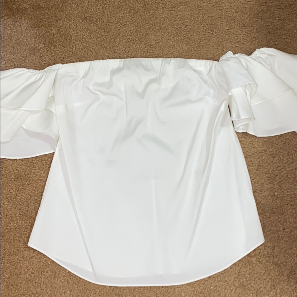 White Off The Shoulder Top